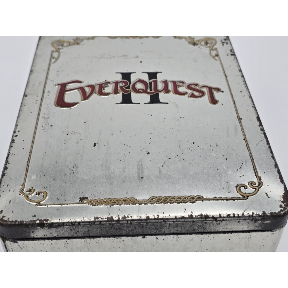 EverQuest 2 II Collectors Ed PC Game Tin w/ Cloth Maps Books, Disk, Poster, Coin - Picture 13 of 13